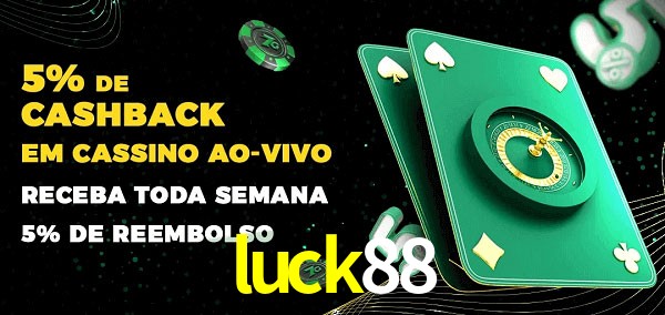 Promoções do cassino ao Vivo luck88